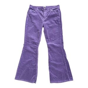 BDG Urban Outfitters Purple Corduroy Flare Pants Mid Rise 70's Retro Women's W34